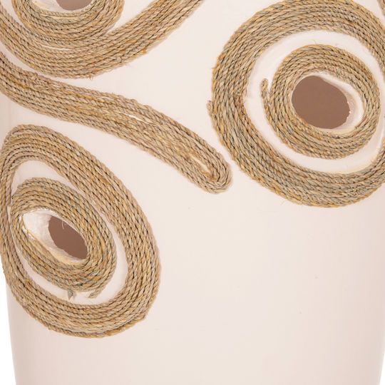 HomeMarkt Decorative Vase Ceramic Dean Beige Y22cm