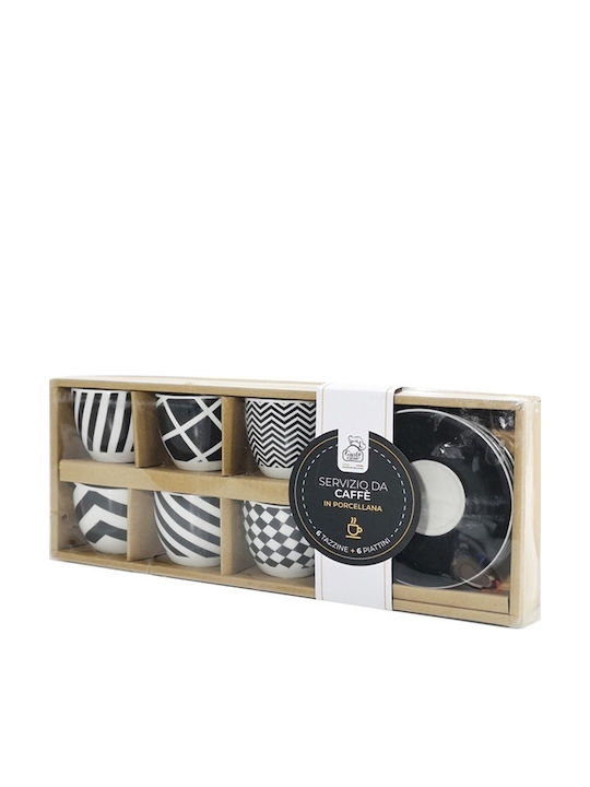 ArteLibre Set Căni Maro De ceramică Multicolore 6buc