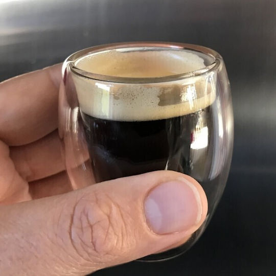 Secret de Gourmet Ceașcă Maro Din Sticlă Transparentă