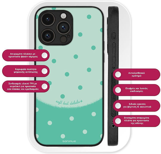 Калъф Sonique Delulu Polka Era Series Oneplus 13r 5g Мек Delulu