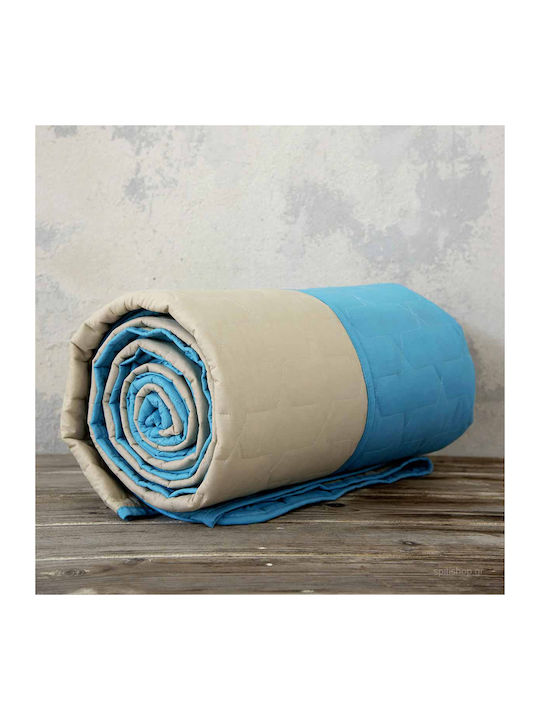 Nima Nima Coverlet Single Petrol / Mexican Beige 160x240cm