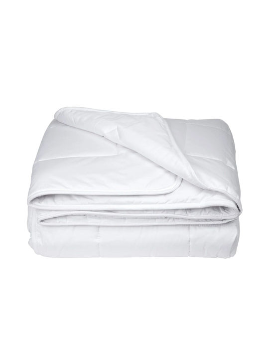 Kotonia Home Tagesdecke Anderthalbbetten Mikrofaser Weiß 180x200cm