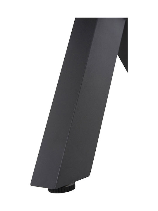 Bench Outdoor Metal Gray 150x36x45cm