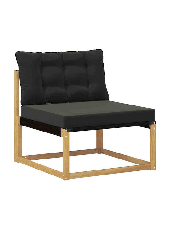Ecksofa Outdoor Hölzernes mit Kissen 327x168.5x73cm