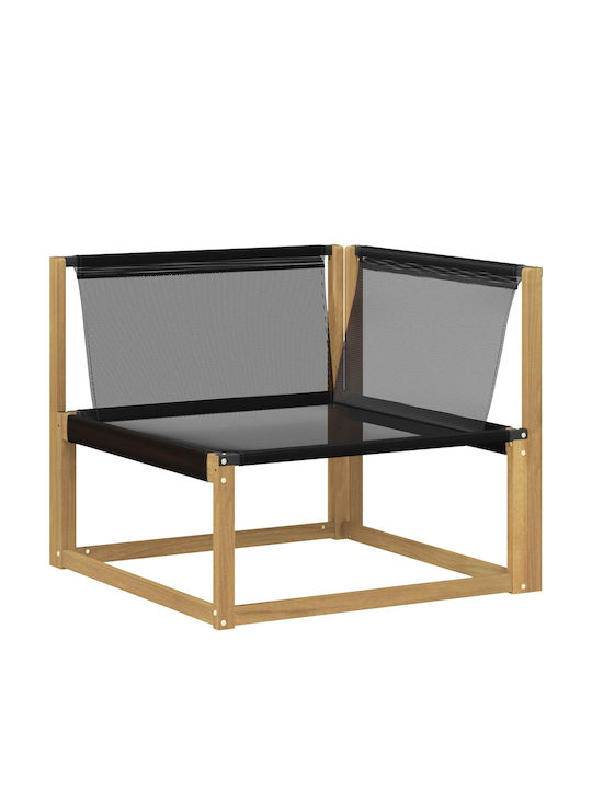 Ecksofa Outdoor Hölzernes mit Kissen 329x170.5x73cm