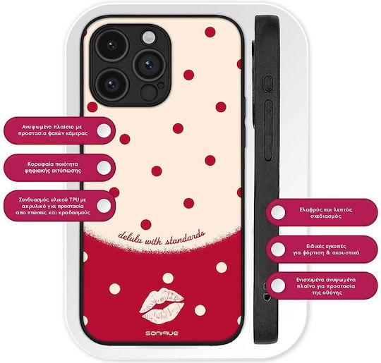 Калъф Sonique Delulu Polka Era Series Motorola Moto E13 4g Delulu Standards