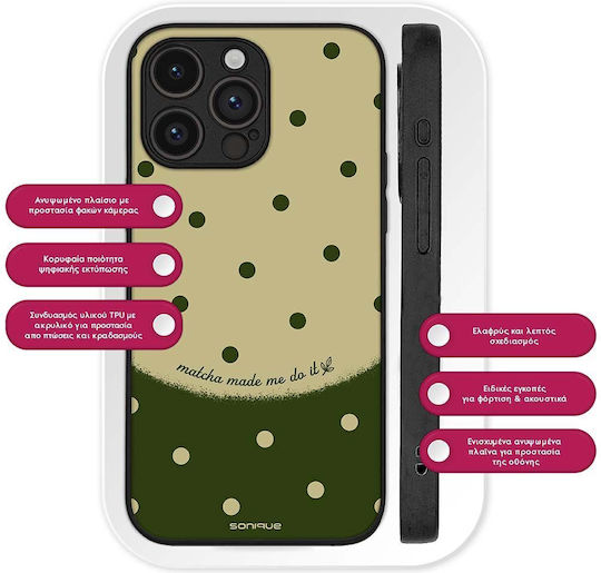 Sonique Delulu Polka Era Series Motorola Moto G32 Delulu Matcha Case