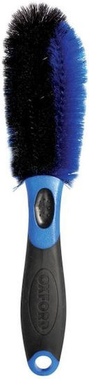 Oxford Double Stubble Wheel Brush Motorradreinigungsbürste für Felgen & Reifen