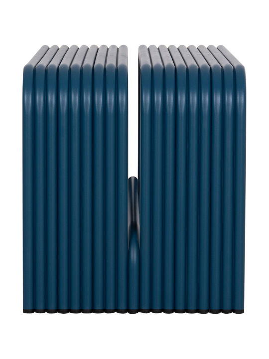 Intrepid Outdoor Bench Metallic Blue 105.5x38x42cm