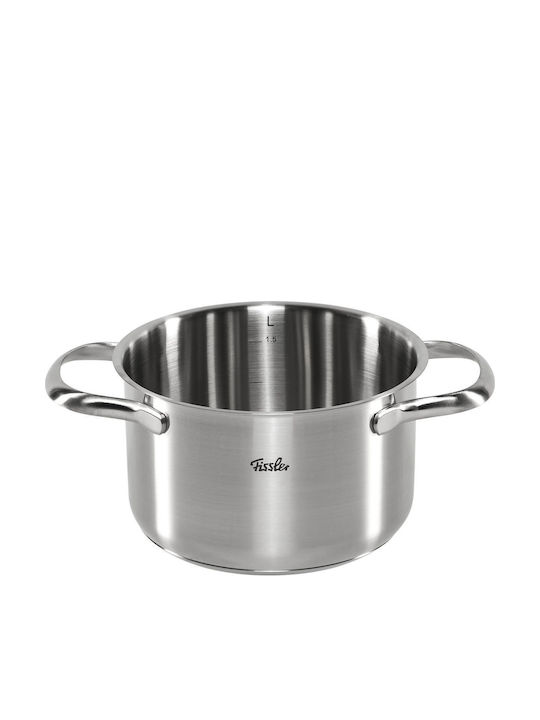 Fissler San Francisco Fissler Töpfe Set aus Rostfreiem Stahl Silber 4 Töpfe
