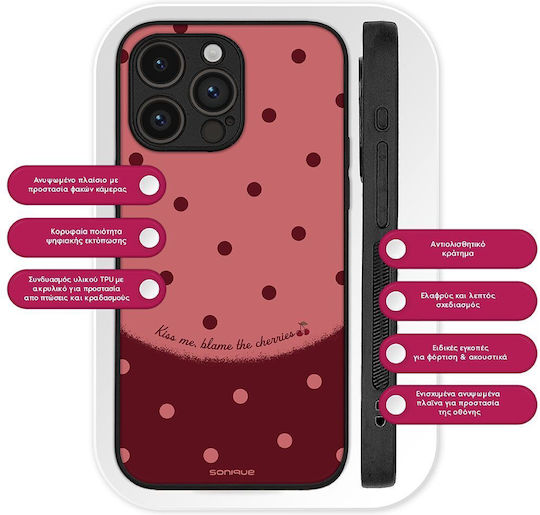Sonique Delulu Polka Era Series Oneplus 13 5g Blame Cherries Mobile Phone Case