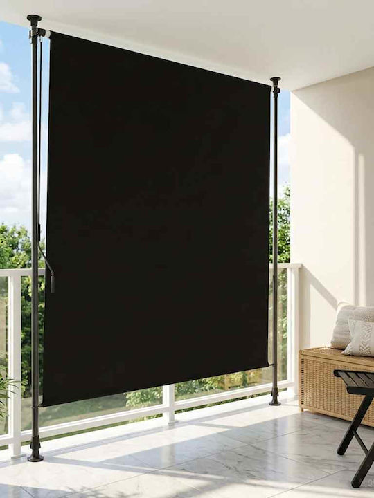 vidaXL Terrasse Markise mit LEDs Schwarze 2x2.7m