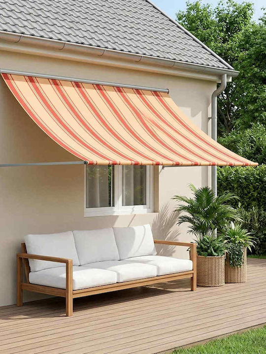 vidaXL Cort Terasă Multicolor 3x1.5m