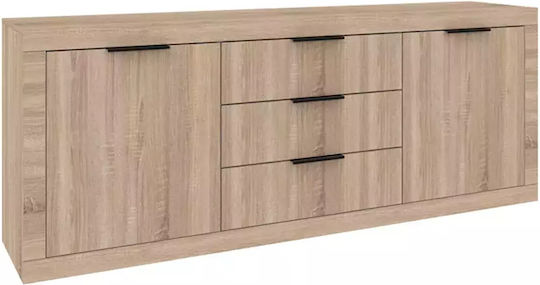 Μπουφές Doha από Ξύλο με Συρτάρια 210x45x80.5cm