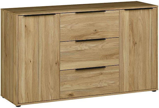 Μπουφές Ξύλινος Mauvella Oak 143x42x82cm Μπουφές Ξύλινος Mauvella Oak 143x42x82cm