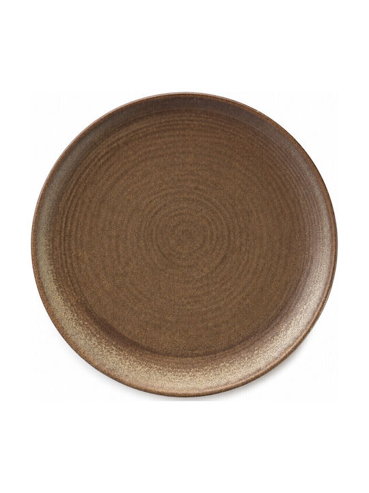 Yuk Plate Shallow made of Porcelain with Diameter 28cm 6pcs
