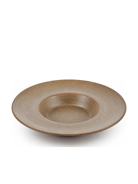 Yuk Plate Soup made of Porcelain 21.5cm 6pcs