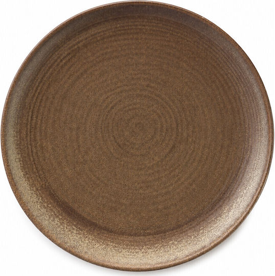Yuk Plate Shallow made of Porcelain with Diameter 21cm 6pcs