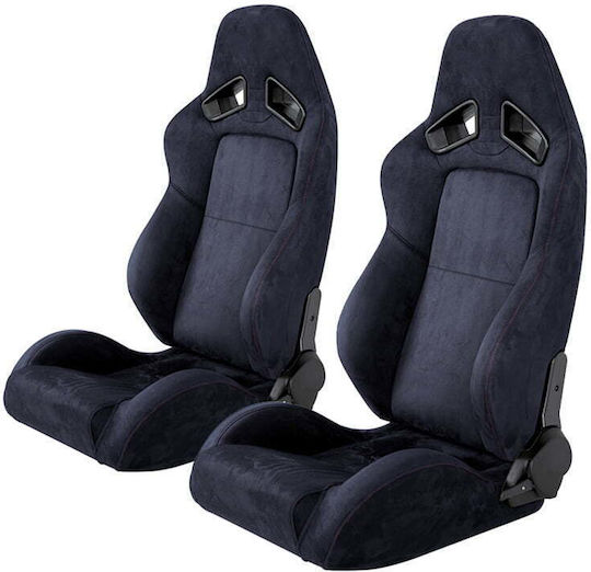 Autoline Front Passenger Car Seat Bucket Black
