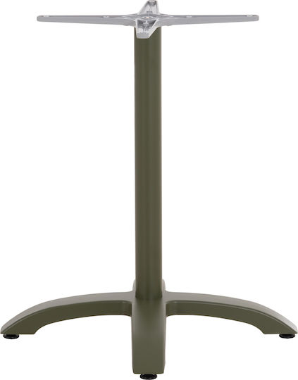 HomeMarkt Stand De Masă Din Aluminiu Pentru Tabel Cu Reglaj Verde 66x66x72cm