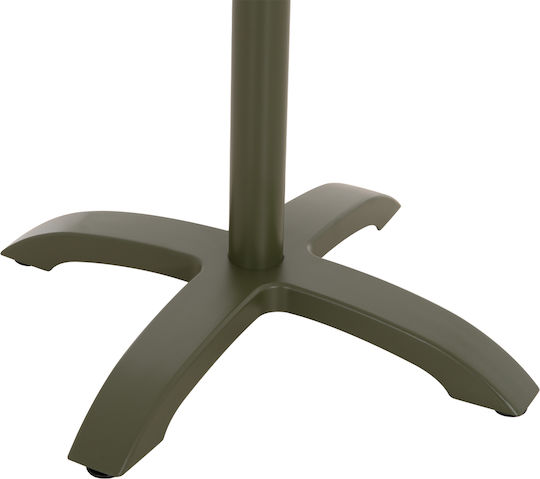 HomeMarkt Stand De Masă Din Aluminiu Pentru Tabel Cu Reglaj Verde 66x66x72cm
