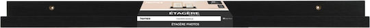 Raft Negru 80x6x7 cm