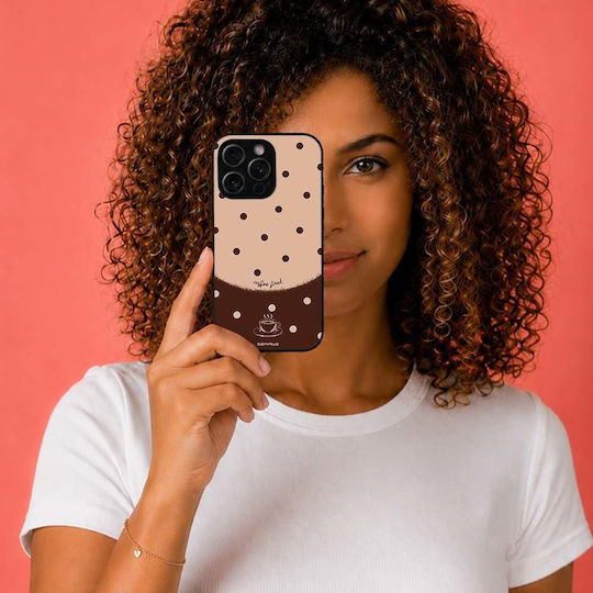 Калъф Sonique Delulu Polka Era Series Honor 400 Pro 5g Кафяв First