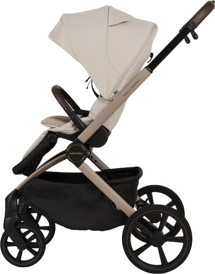 Adamex Como Reversible 2 in 1 Baby Stroller Suitable for Newborn Natura Beige 11.3kg