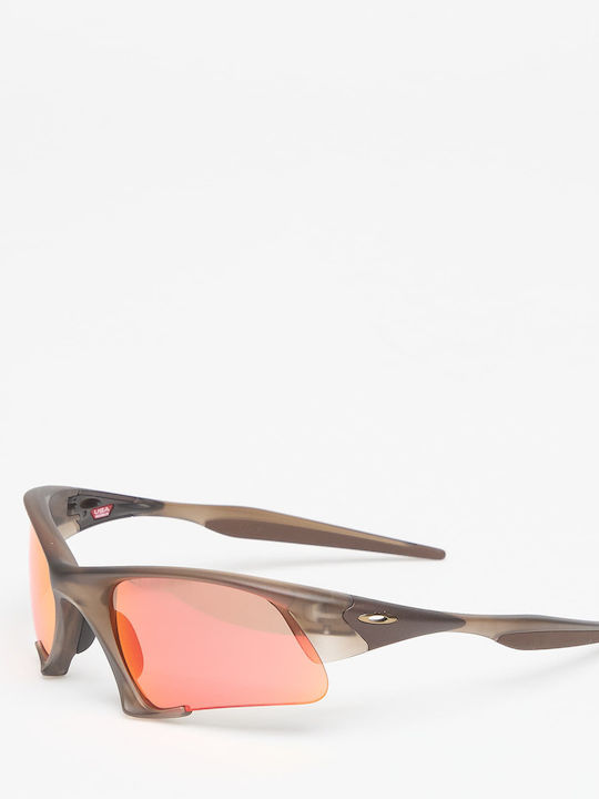 Oakley Herren Sonnenbrille mit Braun Gestell und Rot Linse OO9532-10
