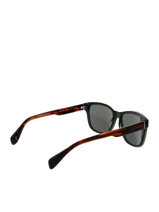Ted Baker Tb1753 599 58 Unisex Sunglasses with Green Horn-Rimmed Frame TB1753 599