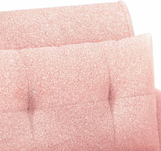 Two-Seater Couch Pink 117x67x77cm