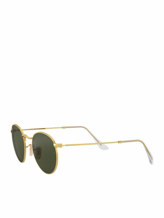 Ray Ban Унисекс Слънчеви Очила с Златен Метален Рамка и Зелени Стъкла
