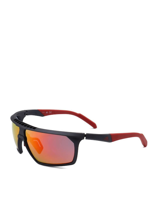 adidas Men's Sunglasses with Gray Plastic Frame SP0030 02L