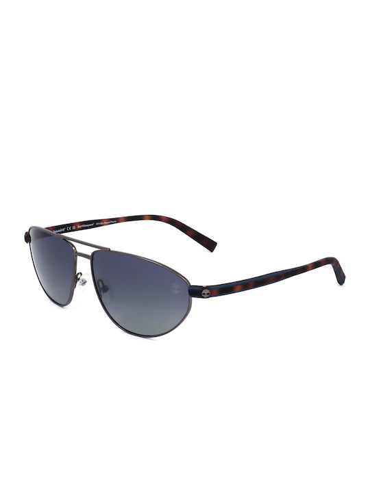 Timberland Unisex Sunglasses with Silver Frame with Mirror Lens TB9324 09D