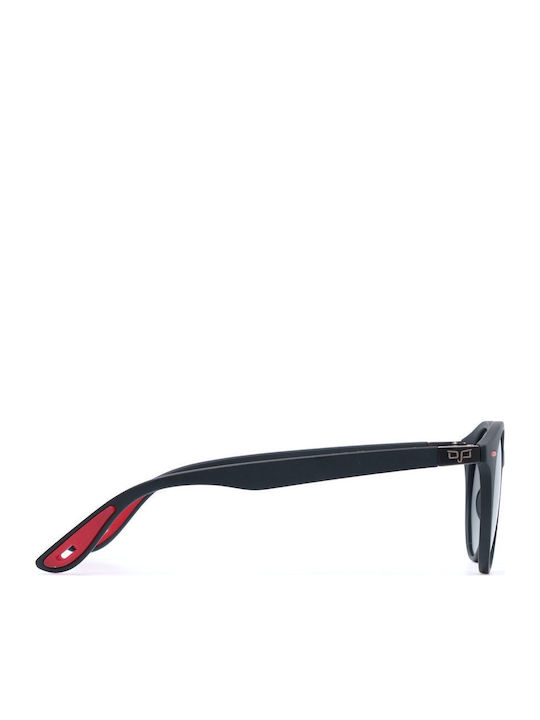 OJO Sunglasses Round Auga Γυναικεία Γυαλιά Ηλίου με Μαύρο Κοκκάλινο Σκελετό και Μαύρο Ντεγκραντέ Φακό 12OEV73183