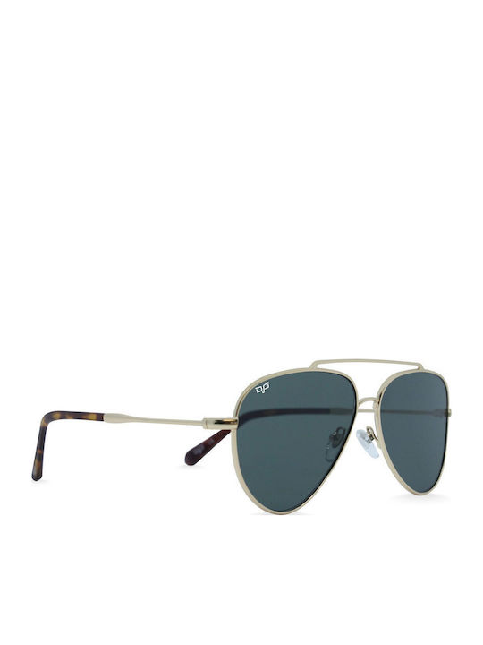 OJO Sunglasses Aviators Oye Sonnenbrillen Χρυσά mit Metall Gestell OJO Sunglasses Aviators Oye Sonnenbrillen Χρυσά mit Metall Gestell