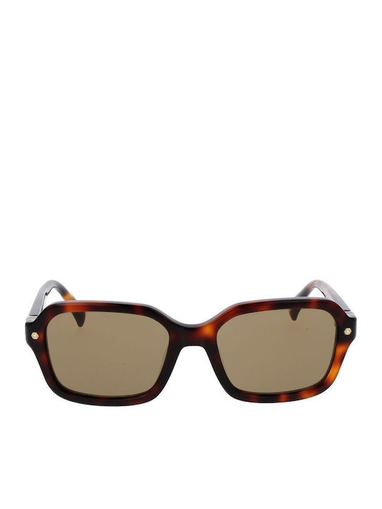 Ted Baker Tba Tb1697 Unisex Sunglasses with Brown Horn-Rimmed Frame and Brown Lenses