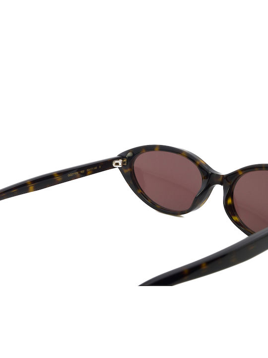 Gucci Unisex Sunglasses with Brown Horn-Rimmed Frame and Brown Lenses GG2111S 002