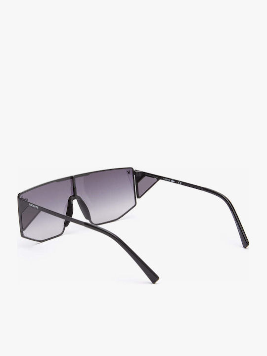 Lacoste Unisex Sunglasses With Black Metallic Frame And Black Lens L253S-002