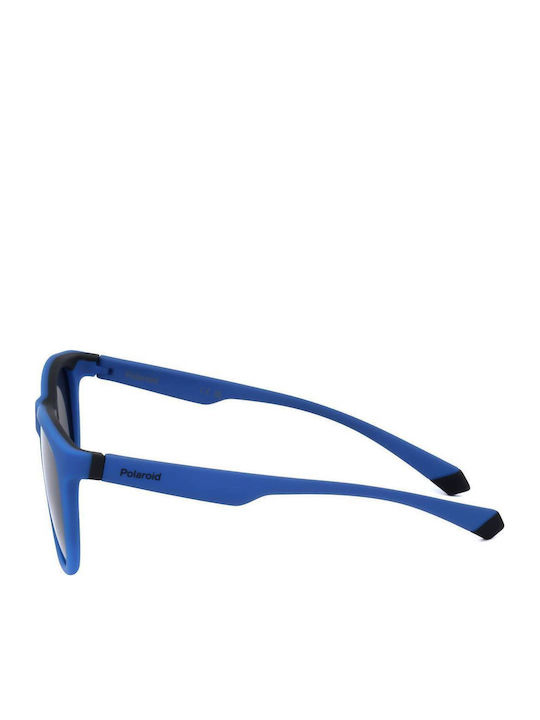 Polaroid Unisex Sonnenbrille mit Blau Kunststoff Gestell und Gray Polarisiert Linse PLD2140/S DOF/M9