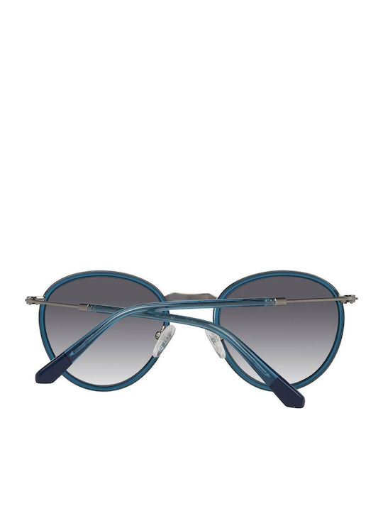 Gant Men's Sunglasses with Silver Metallic Frame and Gradient Lenses GA7089 90A