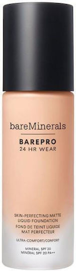 bareMinerals Barepro 24hr Wear Лилаво/бяло SPF20 Fair 15 Cool 30мл