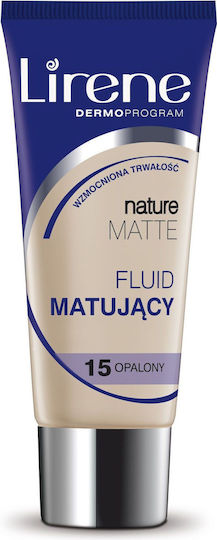 Lirene Nature Matte Face Mattifying Foundation 15 Tanned 30ml