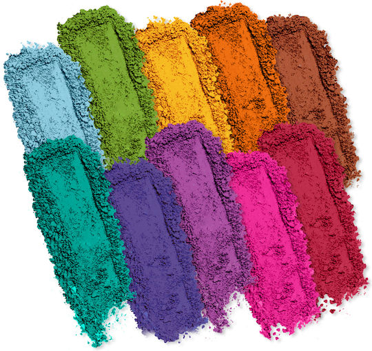 Profusion Cosmetics 10 Shade Παλέτα με Σκιές Ματιών σε Στερεή Μορφή Spectrum 16gr