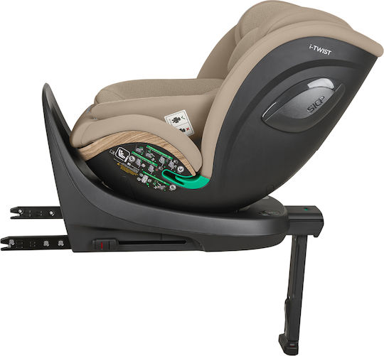 Kikka Boo I-Twist Καθισματάκι Αυτοκινήτου i-Size με Isofix Sand