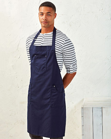 Premier Apron Full Body PR132 Navy Blue