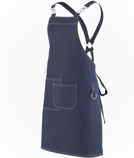 Axon Ποδιά Barista / Barkeeper Ganzkörper Ozora Blau
