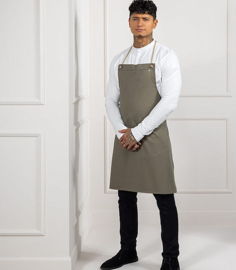 Le Nouveau Chef Предпазна престилка Готвач Цяло тяло Spanish Зелена