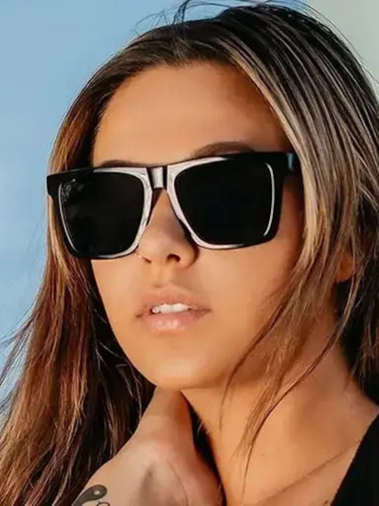 Smith Unisex Ochelari De Soare Cu Culoare Full Face Neagră Și Lentile Polarized Negre