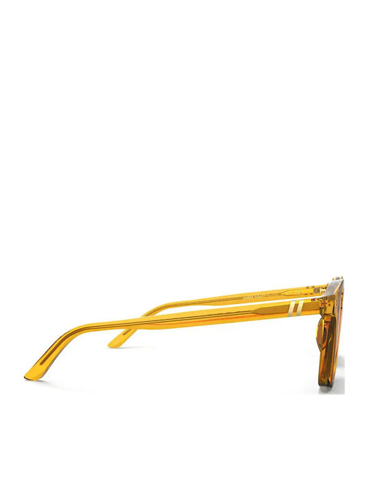 Smith Unisex Γυαλιά Ηλίου με Κίτρινο Σκελετό και Κίτρινο Polarized Φακό